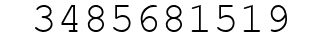 Number 3485681519.