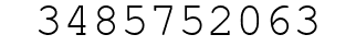 Number 3485752063.