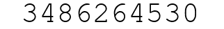 Number 3486264530.