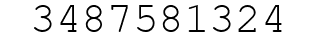 Number 3487581324.
