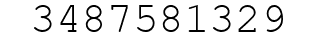 Number 3487581329.
