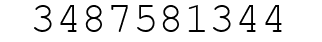 Number 3487581344.