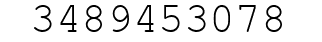 Number 3489453078.