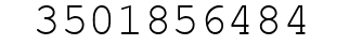 Number 3501856484.