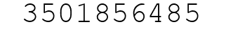 Number 3501856485.
