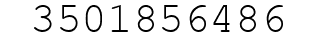 Number 3501856486.
