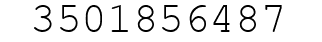 Number 3501856487.