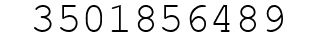 Number 3501856489.