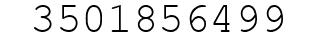 Number 3501856499.