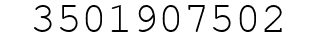 Number 3501907502.