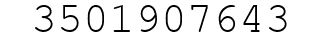 Number 3501907643.