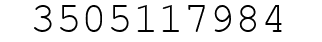 Number 3505117984.