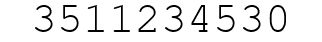 Number 3511234530.