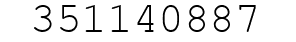 Number 351140887.