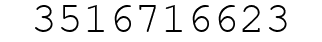 Number 3516716623.