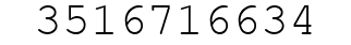 Number 3516716634.