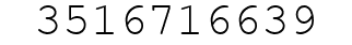 Number 3516716639.
