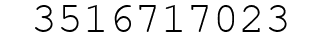 Number 3516717023.