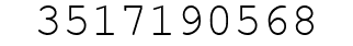 Number 3517190568.