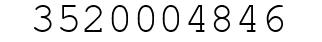 Number 3520004846.