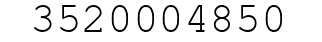 Number 3520004850.