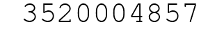 Number 3520004857.