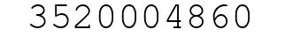 Number 3520004860.
