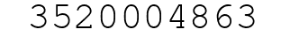 Number 3520004863.