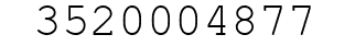 Number 3520004877.