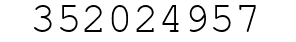 Number 352024957.