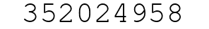 Number 352024958.