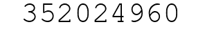 Number 352024960.