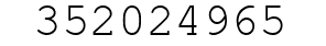 Number 352024965.