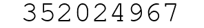 Number 352024967.