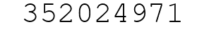 Number 352024971.