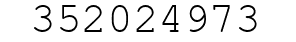 Number 352024973.