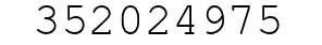 Number 352024975.