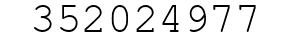 Number 352024977.