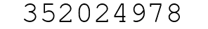 Number 352024978.