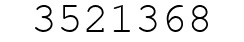 Number 3521368.