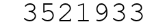 Number 3521933.
