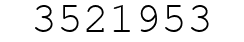 Number 3521953.