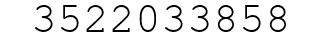Number 3522033858.