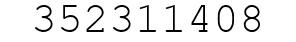 Number 352311408.