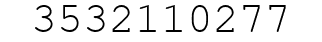 Number 3532110277.