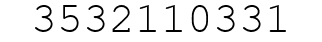 Number 3532110331.
