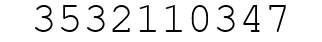 Number 3532110347.