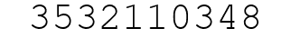 Number 3532110348.
