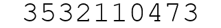 Number 3532110473.
