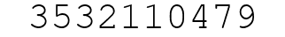 Number 3532110479.